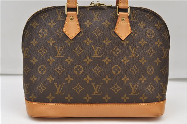 Authentic Louis Vuitton Monogram Alma Hand Bag Purse M51130 LV 4859E