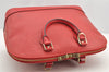 Authentic Louis Vuitton Epi Alma PM Hand Bag Red M52147 LV 4859I