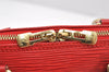 Authentic Louis Vuitton Epi Alma PM Hand Bag Red M52147 LV 4859I