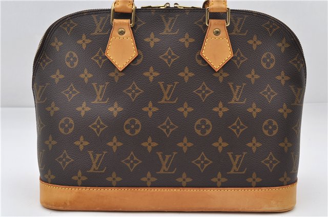 Authentic Louis Vuitton Monogram Alma Hand Bag Purse M51130 LV 4861E