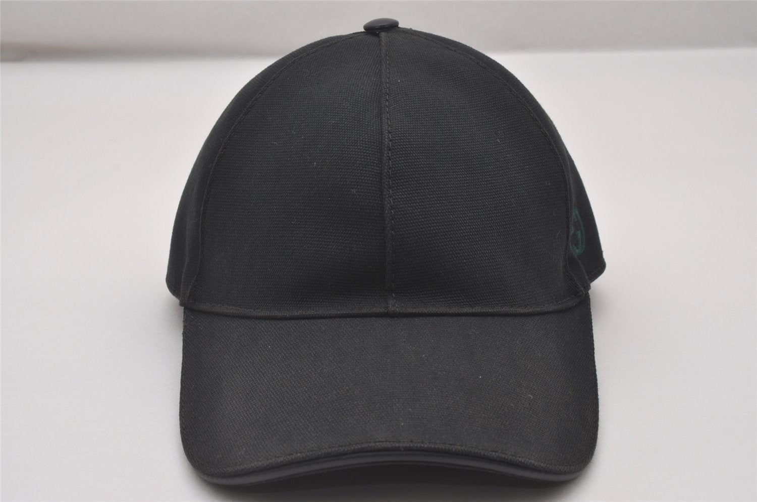 Authentic GUCCI Web Sherry Line Cap Canvas Leather Size S 21.7