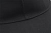 Authentic GUCCI Web Sherry Line Cap Canvas Leather Size S 21.7" Black 4861I