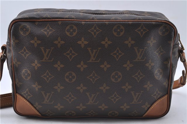 Auth Louis Vuitton Monogram Trocadero 30 Shoulder Cross Body Bag M51272 LV 4862D