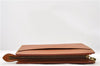 Authentic LOUIS VUITTON Epi Pochette Homme Clutch Bag Brown M52528 LV 4863C