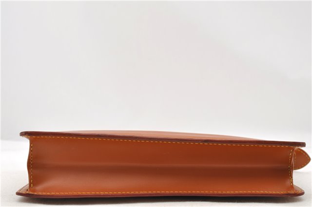 Authentic LOUIS VUITTON Epi Pochette Homme Clutch Bag Brown M52528 LV 4863C