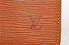 Authentic LOUIS VUITTON Epi Pochette Homme Clutch Bag Brown M52528 LV 4863C