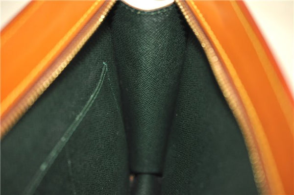 Authentic LOUIS VUITTON Epi Pochette Homme Clutch Bag Brown M52528 LV 4863C