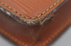 Authentic Louis Vuitton Epi Pochette Homme Clutch Hand Bag Brown M52528 LV 4865I