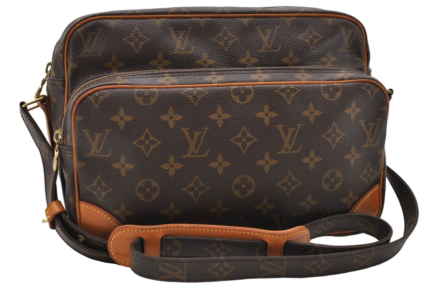 Authentic Louis Vuitton Monogram Nile Shoulder Cross Body Bag M45244 LV 4868D