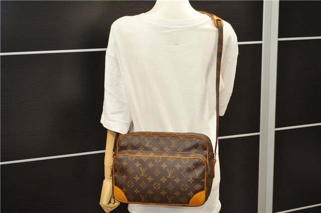 Authentic Louis Vuitton Monogram Nile Shoulder Cross Body Bag M45244 LV 4868D