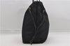 Auth PRADA Tessuto Vernice Nylon Leather Shoulder Tote Bag BR3923 Black 4869D