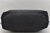 Auth PRADA Tessuto Vernice Nylon Leather Shoulder Tote Bag BR3923 Black 4869D