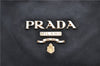 Auth PRADA Tessuto Vernice Nylon Leather Shoulder Tote Bag BR3923 Black 4869D