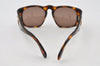 Authentic CHANEL Vintage Sunglasses CoCo Mark Plastic 01451 Brown Junk 4871I