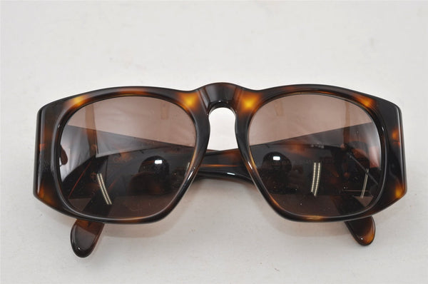 Authentic CHANEL Vintage Sunglasses CoCo Mark Plastic 01451 Brown Junk 4871I