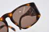 Authentic CHANEL Vintage Sunglasses CoCo Mark Plastic 01451 Brown Junk 4871I
