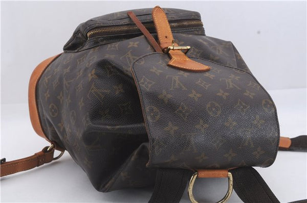 Authentic Louis Vuitton Monogram Montsouris GM Backpack M51135 LV 4873D