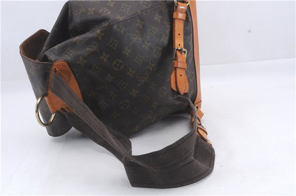 Authentic Louis Vuitton Monogram Montsouris GM Backpack M51135 LV 4873D