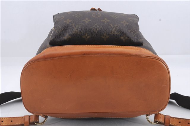Authentic Louis Vuitton Monogram Montsouris GM Backpack M51135 LV 4873D