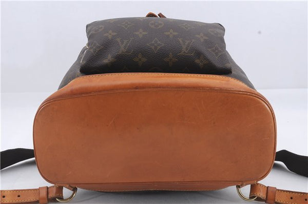 Authentic Louis Vuitton Monogram Montsouris GM Backpack M51135 LV 4873D