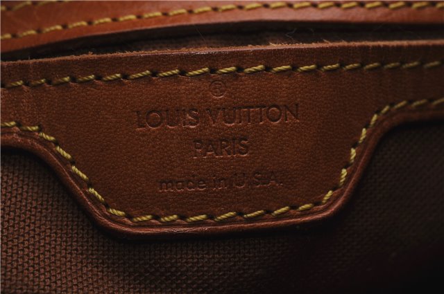 Authentic Louis Vuitton Monogram Montsouris GM Backpack M51135 LV 4873D