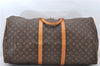 Authentic Louis Vuitton Monogram Keepall 60 Travel Boston Bag M41422 LV 4873E