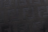 Authentic FENDI Vintage Zucchino Hand Bag Purse Canvas Leather Brown 4873I