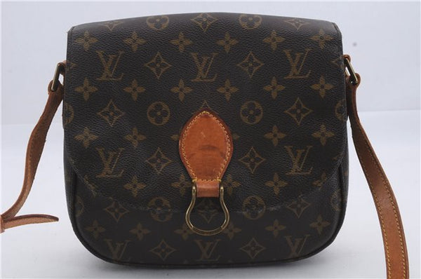 Auth Louis Vuitton Monogram Saint Cloud GM Shoulder Cross Bag M51242 LV 4875D