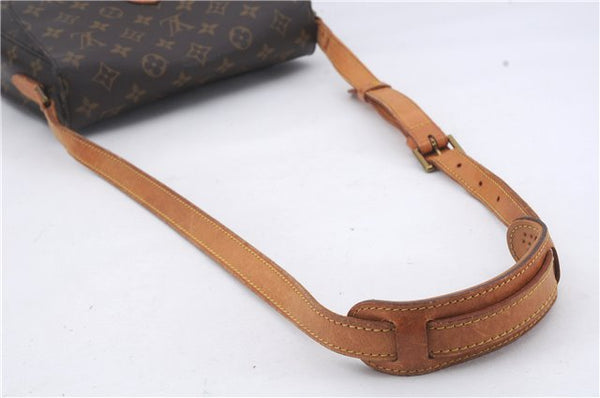 Auth Louis Vuitton Monogram Saint Cloud GM Shoulder Cross Bag M51242 LV 4875D