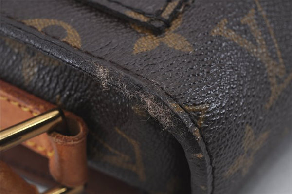 Auth Louis Vuitton Monogram Saint Cloud GM Shoulder Cross Bag M51242 LV 4875D