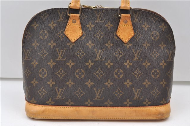 Authentic Louis Vuitton Monogram Alma Hand Bag Purse M51130 LV 4875E