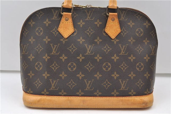 Authentic Louis Vuitton Monogram Alma Hand Bag Purse M51130 LV 4875E