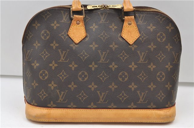Authentic Louis Vuitton Monogram Alma Hand Bag Purse M51130 LV 4875E