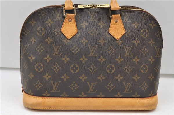 Authentic Louis Vuitton Monogram Alma Hand Bag Purse M51130 LV 4875E