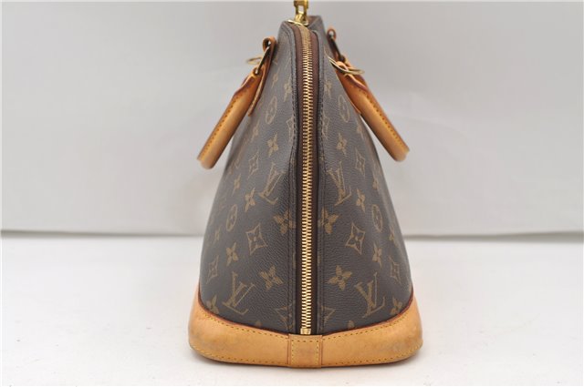 Authentic Louis Vuitton Monogram Alma Hand Bag Purse M51130 LV 4875E