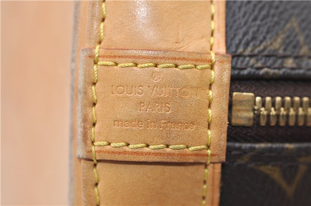 Authentic Louis Vuitton Monogram Alma Hand Bag Purse M51130 LV 4875E