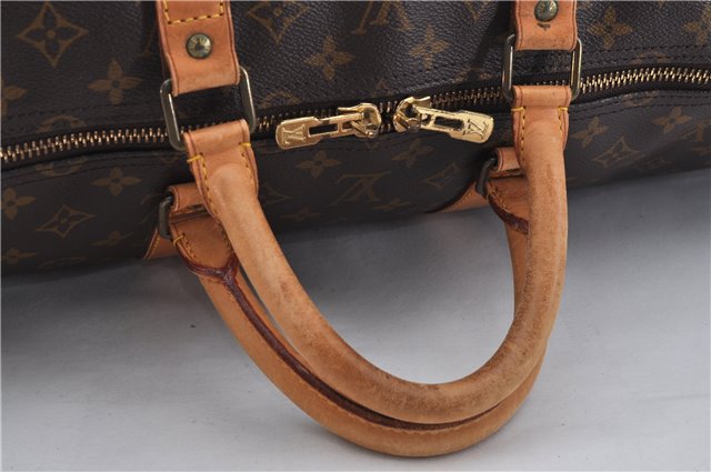 Authentic Louis Vuitton Monogram Keepall 55 Travel Boston Bag M41424 LV 4877E