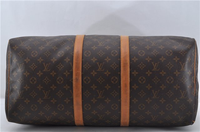 Authentic Louis Vuitton Monogram Keepall 55 Travel Boston Bag M41424 LV 4877E