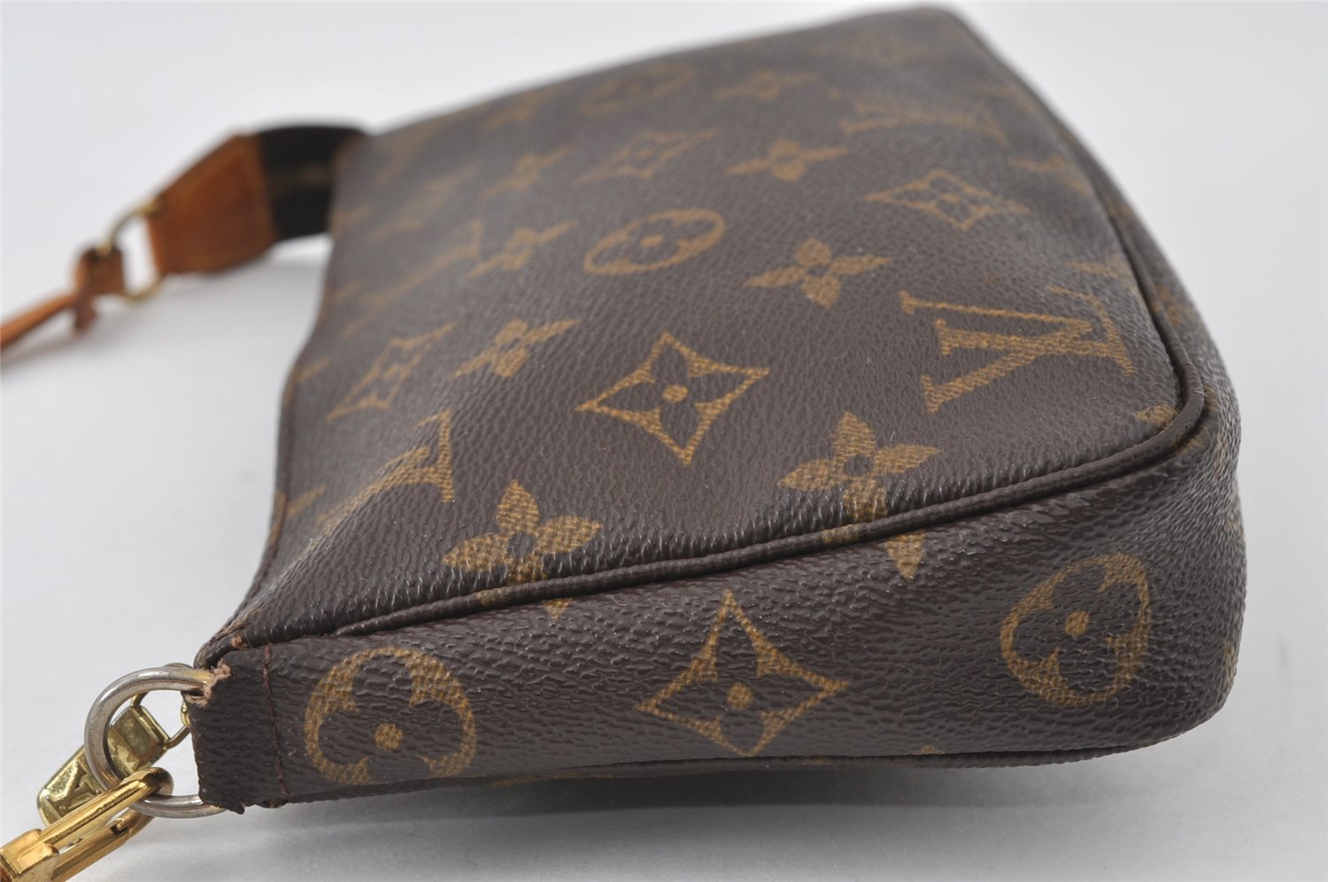 Authentic Louis Vuitton Monogram Pochette Accessoires Pouch M51980 LV 4877I