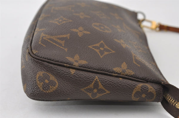 Authentic Louis Vuitton Monogram Pochette Accessoires Pouch M51980 LV 4877I