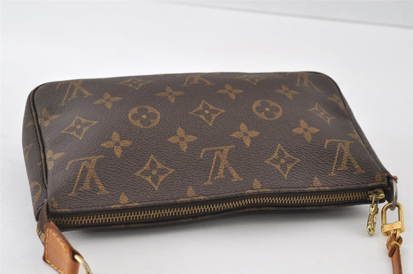 Authentic Louis Vuitton Monogram Pochette Accessoires Pouch M51980 LV 4877I