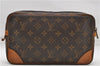 Auth Louis Vuitton Monogram Marly Dragonne GM Clutch Hand Bag M51825 LV 4878D