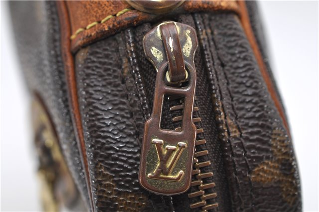 Auth Louis Vuitton Monogram Marly Dragonne GM Clutch Hand Bag M51825 LV 4878D