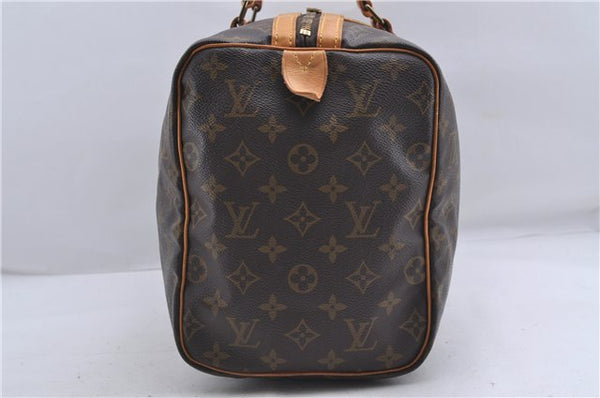 Authentic Louis Vuitton Monogram Sac Souple 35 Hand Boston Bag M41626 LV 4879D