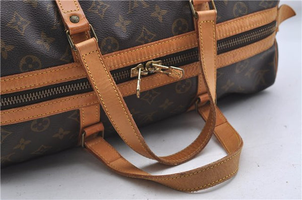 Authentic Louis Vuitton Monogram Sac Souple 35 Hand Boston Bag M41626 LV 4879D