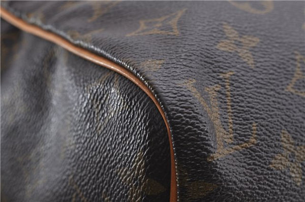 Authentic Louis Vuitton Monogram Sac Souple 35 Hand Boston Bag M41626 LV 4879D