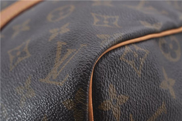 Authentic Louis Vuitton Monogram Sac Souple 35 Hand Boston Bag M41626 LV 4879D