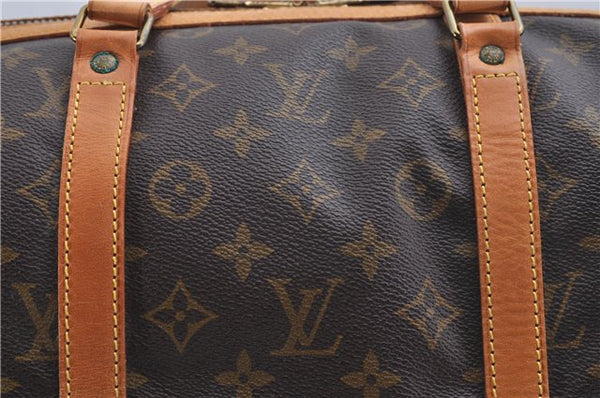 Authentic Louis Vuitton Monogram Sac Souple 35 Hand Boston Bag M41626 LV 4879D