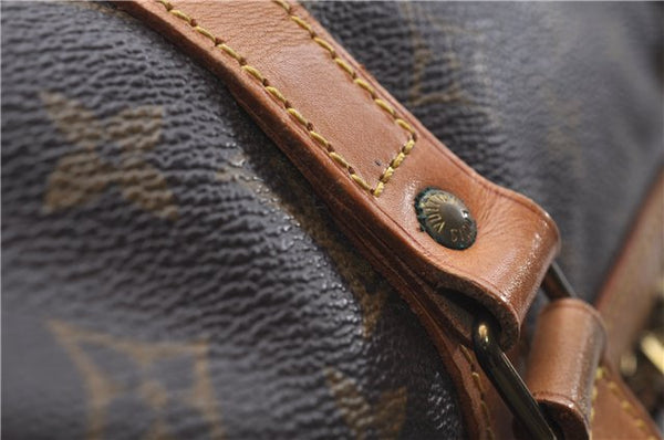 Authentic Louis Vuitton Monogram Sac Souple 35 Hand Boston Bag M41626 LV 4879D