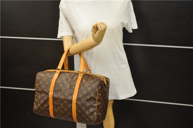 Authentic Louis Vuitton Monogram Sac Souple 35 Hand Boston Bag M41626 LV 4879D